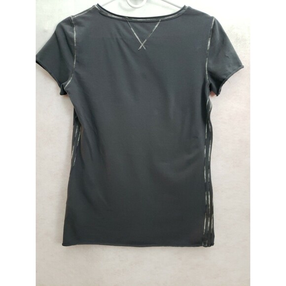 Calvin Klein Performance size S gray short sleeve vneck shirt cotton spandex - Picture 2 of 9